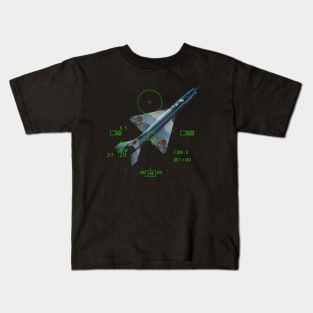 F-16 Viper close lock on Mig 21 Kids T-Shirt